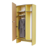 Шкаф для верхней одежды персонала во входную группу из коллекции мебели «НЕГА» (желтый) - «globural.ru» - Махачкала