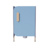 Гигиеническая кабинка из коллекции «НЕГА» (цвет голубой) - «globural.ru» - Махачкала