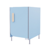 Гигиеническая кабинка из коллекции «НЕГА» (цвет голубой) - «globural.ru» - Махачкала
