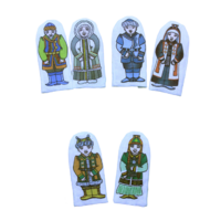 Набор пальчиковых кукол "Семья якутская" - «globural.ru» - Махачкала