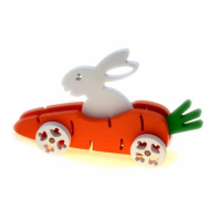 Каталка "Заяц Морковка"   - «globural.ru» - Махачкала