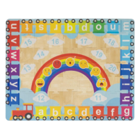 Дидактический ковёр-пазл для обучения английскому языку «Пазл пол — Радуга» - «globural.ru» - Махачкала