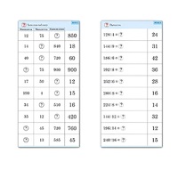 Комплект карточек (10) "Обучающий калейдоскоп. Умножение и деление в два шага" - «globural.ru» - Махачкала