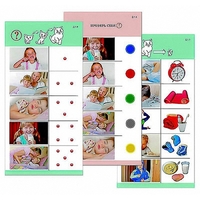 Комплект карточек (10) "Обучающий калейдоскоп для ДО. Познание. Мой день" - «globural.ru» - Махачкала