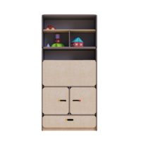 Стеллаж-трансформер с рабочим местом специалиста из коллекции «НЕГА» (голубой) - «globural.ru» - Махачкала