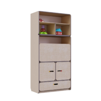 Стеллаж-трансформер с рабочим местом специалиста из коллекции «НЕГА» (бежевый) - «globural.ru» - Махачкала