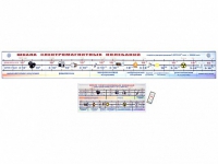Интерактивный стенд-лента "Шкала электромагнитных колебаний" адаптивный, с сенсорным пультом управления и планшетом со шрифтом Брайля (физика) - «globural.ru» - Махачкала
