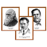 Портреты выдающихся биологов, комплект 8 шт - «globural.ru» - Махачкала