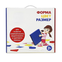 Подвижная развивающая игра "Форма, цвет, размер" - «globural.ru» - Махачкала