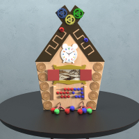 Бизиборд "Сказочный теремок" - «globural.ru» - Махачкала