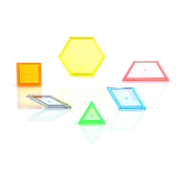 Игра на сенсомоторное развитие "Прозрачные геометрические фигуры" - «globural.ru» - Махачкала