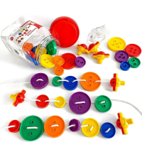 Игра на сенсомоторное развитие "Гигантские пуговицы и веселая шнуровка"" - «globural.ru» - Махачкала