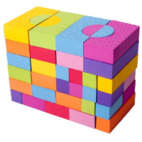 Конструктор мягкий 68 блоков - «globural.ru» - Махачкала