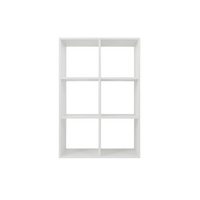 Стеллаж 6 секций цвет белый - «globural.ru» - Махачкала