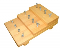 Настольный тренажер "Панель настольная с винтами". - «globural.ru» - Махачкала