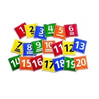 Набор "Мешочки с цифрами"  20 штук - «globural.ru» - Махачкала