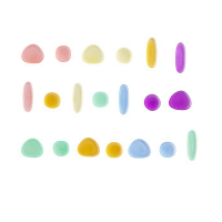 Игра на сенсомоторное развитие «Радужные Камешки» прозрачные - «globural.ru» - Махачкала