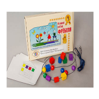 Игровой набор Фребеля "Бусы-шнуровка" (серия "Эксперимент") - «globural.ru» - Махачкала