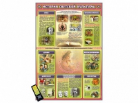 Интерактивный стенд "История светской культуры" адаптивный, с сенсорным пультом управления и планшетом со шрифтом Брайля (основы духовно-нравственной культуры народов России) - «globural.ru» - Махачкала