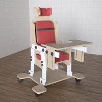 Стул для ребенка с ОВЗ «Новые горизонты» №2 со столешницей красный - «globural.ru» - Махачкала
