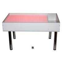 Световой столик для рисования песком напольный "Мультиколор" с кармашком для песка - «globural.ru» - Махачкала