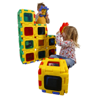 Набор Полидрон Гигант "Комплект встраиваемых цветных окон". Дополнительный набор - «globural.ru» - Махачкала