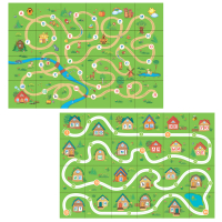 Тематическое поле-маршрутизатор «Домики/Сказка» для мини-робота Bee-Bot - «globural.ru» - Махачкала