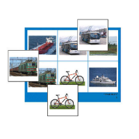 Лото "Транспорт" (4 планшета, 24 карточки, цветное, ламинированное) - «globural.ru» - Махачкала