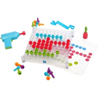 Развивающая игрушка "Закручивай и учись" (прозрачный, с карточками) - «globural.ru» - Махачкала