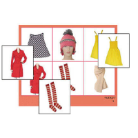 Лото "Одежда" (4 планшета, 24 карточки, цветное, ламинированное) - «globural.ru» - Махачкала