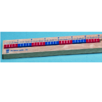 Счетная линейка для работы со счетным материалом, 1 метр. (Серия "От 1 до 100") - «globural.ru» - Махачкала