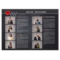 Стенд "Болезни наркоманов" - «globural.ru» - Махачкала