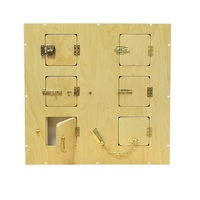 Настенный модyль с 6-ю замочками и задвижками 70 *10 *70 см - «globural.ru» - Махачкала