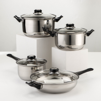 Набор посуды из нержавеющей стали 8 предметов - «globural.ru» - Махачкала