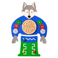 Бизиборд «Волчок- Серый Бочок» - «globural.ru» - Махачкала