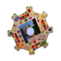 Тактильный диск с декоративными элементами (вариант 1) - «globural.ru» - Махачкала