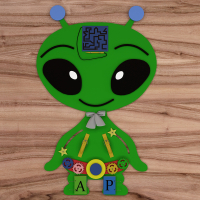 Бизиборд "Разумный пришелец" - «globural.ru» - Махачкала