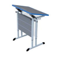 Стол ученический одноместный с наклоняемой столешницей 3-7 гр.р. - «globural.ru» - Махачкала