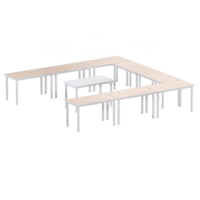 Композиция из столов каркасных составных - «globural.ru» - Махачкала