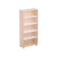 Шкаф-стеллаж (бук/белый) - «globural.ru» - Махачкала