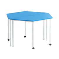 Комплект столов - трапеция (нерегулируемый) на 2 -х колесах - «globural.ru» - Махачкала