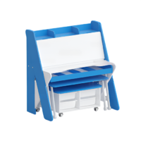 Набор мебели «Конструкторское бюро» (белый/синий) - «globural.ru» - Махачкала