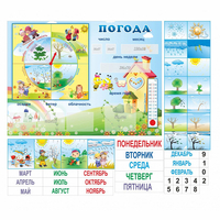 Стенд "Погода" с карманами для вставок - «globural.ru» - Махачкала
