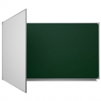 Доска аудиторная двухэлементная магнитная комбинированная полимерная - «globural.ru» - Махачкала