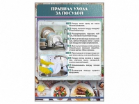 Стенд "Правила ухода за посудой" - «globural.ru» - Махачкала