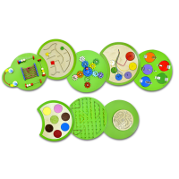 Тактильно-развивающая панель "Гусеница Жужа" - «globural.ru» - Махачкала