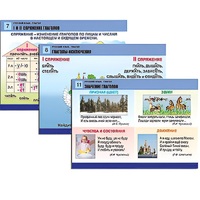 Комплект таблиц для начальной школы "Русский язык. Глагол" - «globural.ru» - Махачкала