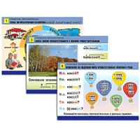 Комплект таблиц для начальной школы "Русский язык. Имя прилагательное" - «globural.ru» - Махачкала