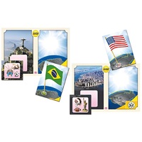 Настольно-печатная игра "Флаги стран мира 2. Азия, Африка, Австралия, Америка" - «globural.ru» - Махачкала