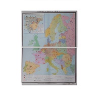 Учебная карта "Европа 1924-1939 гг" 1050*1420 мм (матовое, 2-стороннее лам.) - «globural.ru» - Махачкала